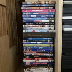 Various DVD And VHS Movies