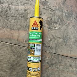 10.1 fl. oz. SikaBond Construction Adhesive Heavy Duty Multipurpose Elastic Polyurethane Gray Color 