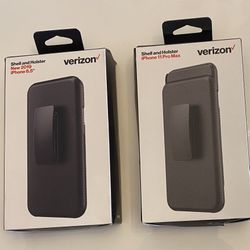 NEW IPHONE 11 PRO MAX ,12 AND 12 PRO SHELL AND HOLSTER 