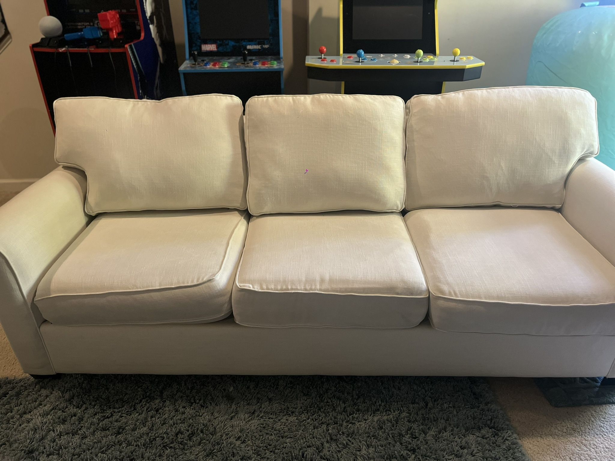 White Pottery Barn Couch