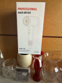 Professional High-Speed Hair Dryer - NEW in Box, White