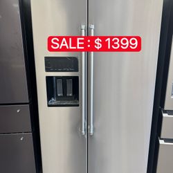 KitchenAid 19.8 cu.ft Side by Side Refrigerator in Stainless Steel with PrintShield Finish, Counter Depth