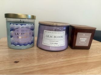 3 candles for sale