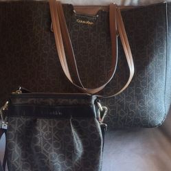 CALVIN KLEIN Tote And Cross-body Combo