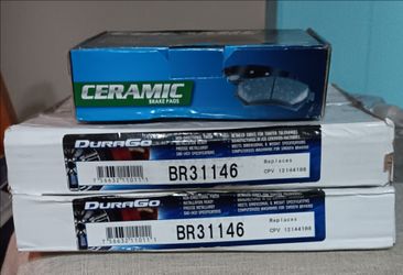 Brake pads and two disc rotors