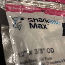 I have 4 shark bite Max 1/2” x  3/8” ready to use