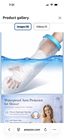 Waterproof Cast Cover for Arm