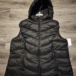 Ladies Charter Club Black Vest brand new 