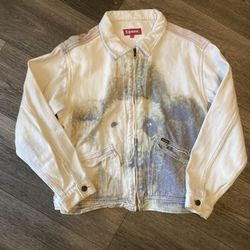 Supreme denim jacket size small men 