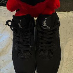 Jordan Retro 4 Black Noir YR 2021 Original Men Size 12 