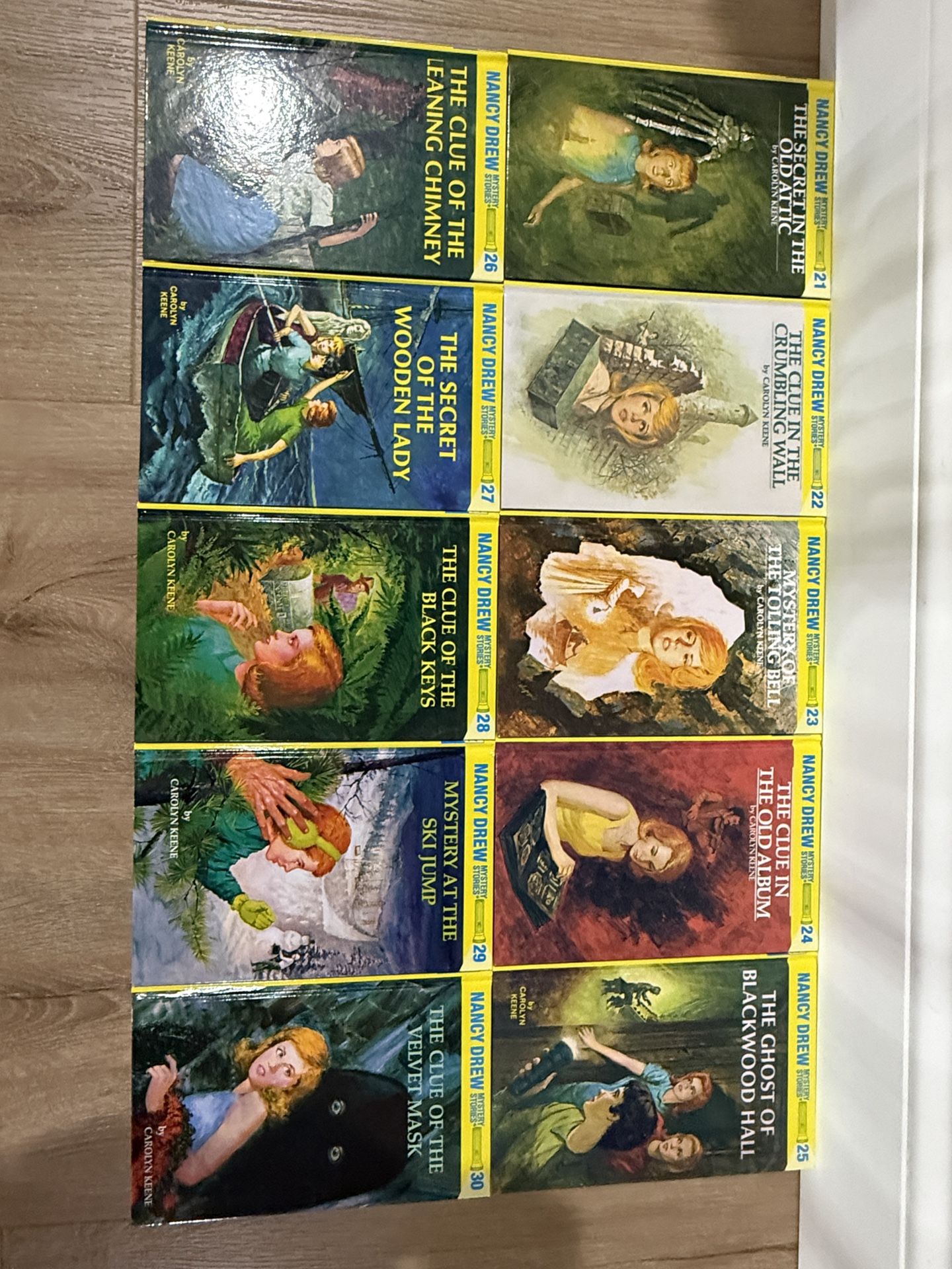 Nancy Drew Book Collection Books 21-30