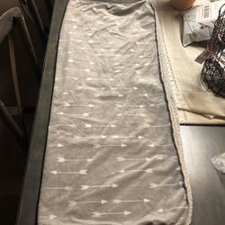 Arrow Grey Baby Blanket