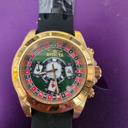 297. Invicta Speedway Special Edition Roulette/Cards Quartz Watch Model 50873