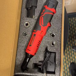 GARDTECH ELECTRIC LITHIUM RATCHET WRENCH WITH BATTERY & CHARGER 12V 