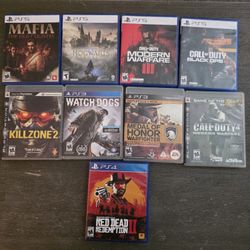 PS5,PS4 And PS3 Game Lot