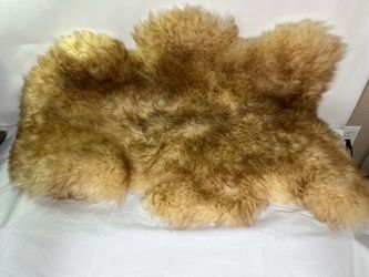 Genuine New Zealand Lambskin Rug - Soft Boho Shaggy Throw