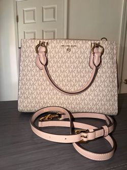 Michael Kors MK Signature Satchel Handbag + Wallet