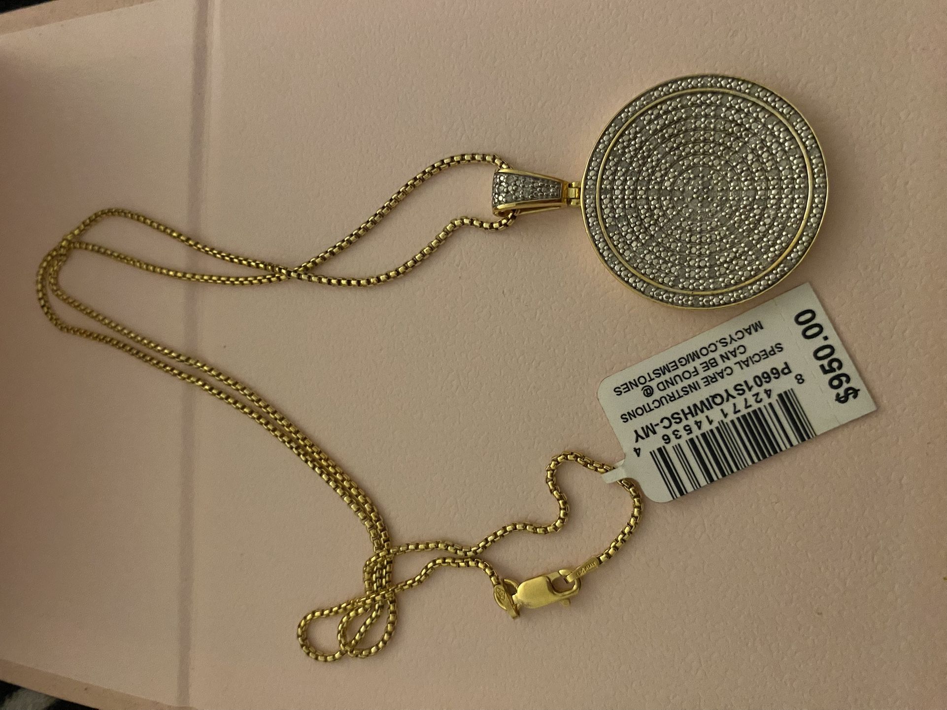 R.H MACY & CO FINE JEWELRY MENS CHAIN