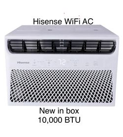New Hisense 10,000BTU WiFi Window Air Conditioner