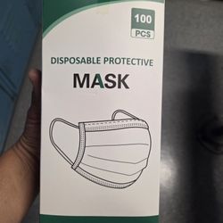 Disposable Face Mask - Black