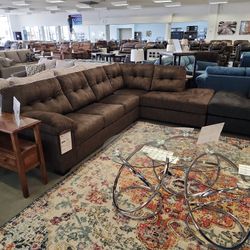 $49 DOWN 2pc Sectional with Chaise BRAND NEW 