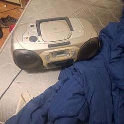 Boombox With Cd And Tape Player 