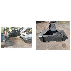 Bobcat Cement concrete Bucket hopper Skid Steer 