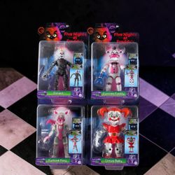 4 Jazwares Five Night's at Freddy's Funtime Foxy, Freddy, Ennard, Circus Baby