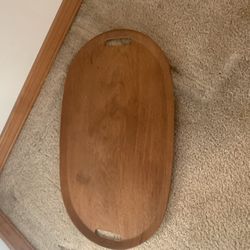 Vintage IDG Mid Century Modern Wood Serving Tray 