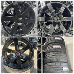 24" rims tires gmc chevy escalade