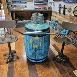 Whiskey Barn Pub Style Table And Stools 
