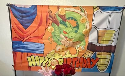Dragon Ball Z Happy Birthday Banner -$15