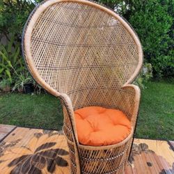 Vintage Peacock Chair 