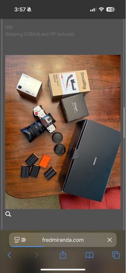 Fujifilm XT5 + 16-50mm f2.8-4.8 with acessories