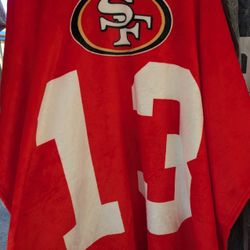 49ers Hoodie Poncho #13 Purdy