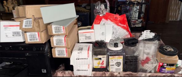 New Electrical everything!!!pressure type wire connectors , precut covers,electrical spacer shims & so much more located off lake mead and Simmons are
