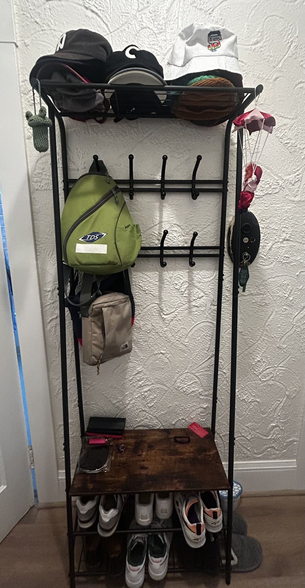 Entryway Coat & Shoe Rack