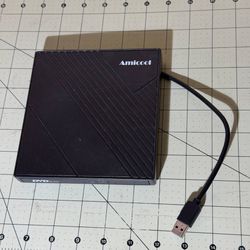 Amicool A11  Slim External DVD Drive USB 3.0 Type A & C Data Port 