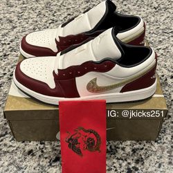 Jordan 1 Low “Year of the Dragon” (Size 10.5M) | Brand New Deadstock