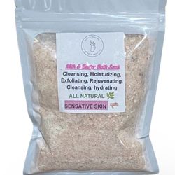 Organic Milk & Butter Herbal Bath Salts-Soak For Sensitive Skin 