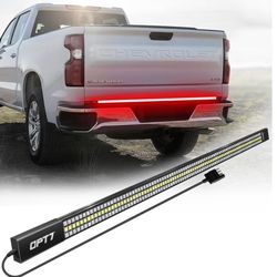 Redline 60" Triple Row LED Tailgate Light Bar   Compatible with F150, Ram, Silverado/Sierra 1500 fro
