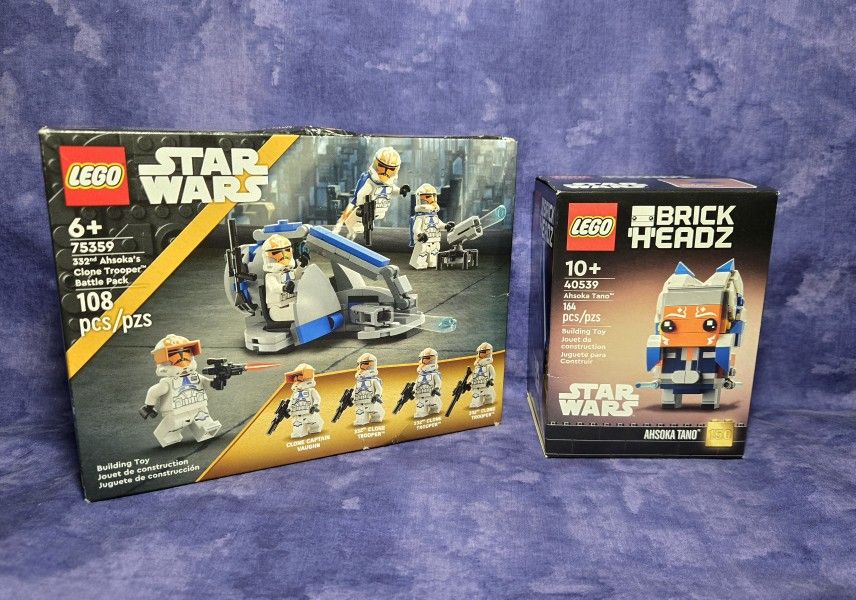 Lego Star Wars Ahsoka Tano Sets• NIB Retired • Lot Of 2