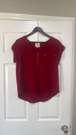 Red medium size top
