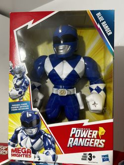 Playskool Heroes Mega Mighties 10" Power Ranger Blue Ranger Hasbro 2018 NIB