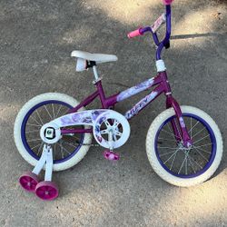 Huffy Girls Bike With Training Wheels 