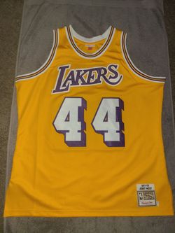 Jerry west Mitchell and Ness jersey 2xl