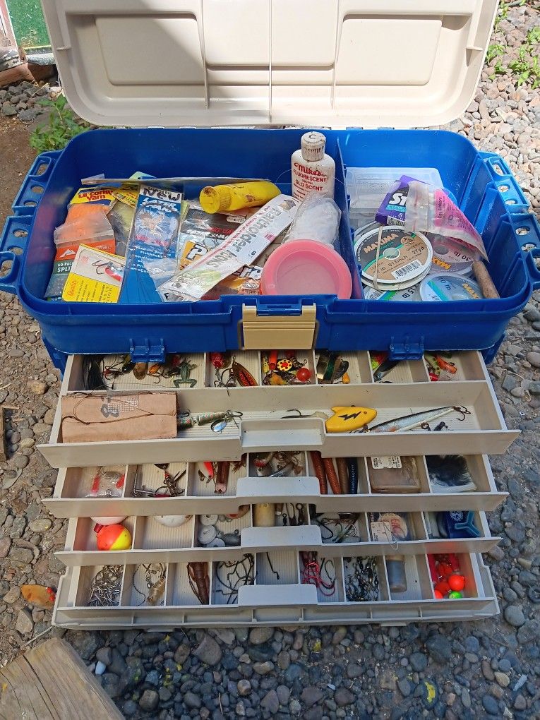 Tackle Box Full Of Stuff