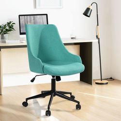 Homy Casa NACHI Ergonomic Fabric Office Chair with Adjustable Height, Green, Open Box