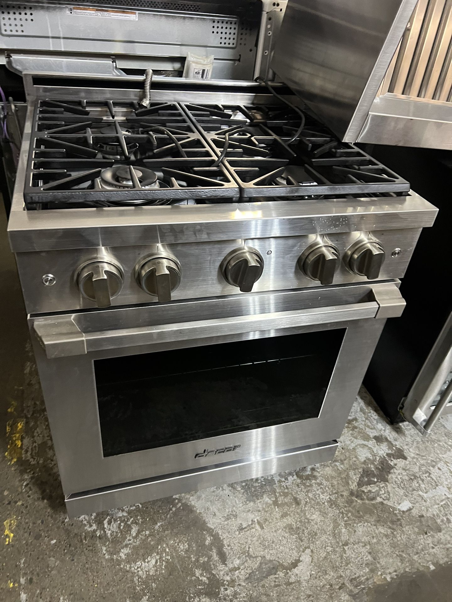 Dacor 30” Gas Stove Stainless Steel