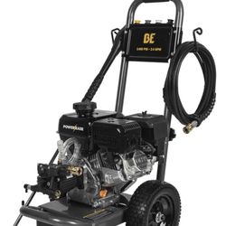 BE Power 3400 PSI 2.4 GPM Gas Pressure Washer
